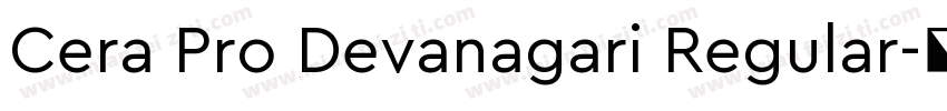 Cera Pro Devanagari Regular字体转换